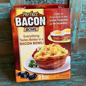 Perfect Bacon Bowl As Seen On TV Item Contains 2 in Box